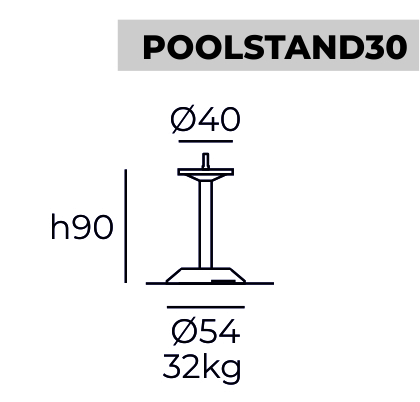 polestand30 with table